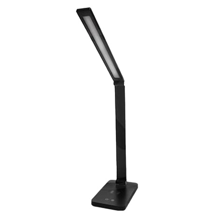 LED noční stolní lampa 7W 2700K-6000K CCT USB stmívatelná dotyková QI nabíječka