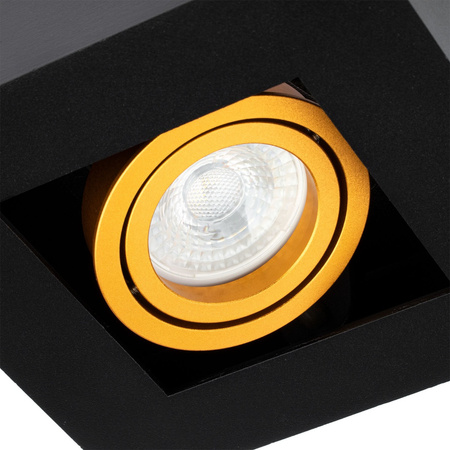 Povrchové svítidlo HALOGEN Movable GU10 Square Black 85mm NEMO