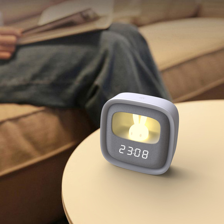 Dekorativní LED svítidlo 1,2 W 55 lm 3000K teplá bílá šedá stmívatelné Bunny Sanico Goldlux