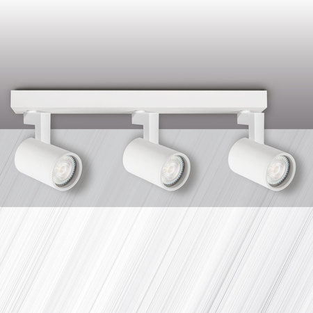 Nástěnné a stropní bodové svítidlo 3x GU10 White LYNX Sanico Goldlux