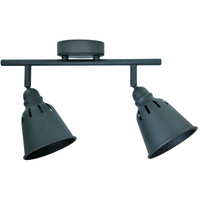 FIONA WALL LAMP bodové nástěnné svítidlo 2x E14 stropní svítidlo BLACK GOLDLUX (Polux)