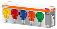 5PAK LED žárovka E27 A60 2W 235lm 2700K Warm 300° Filament OSRAM Star Mix Colours