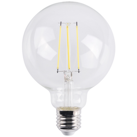 LED žárovka G95 E27 7,5W 1055lm 4000lm Neutrální 280° vlákno Sanico Goldlux