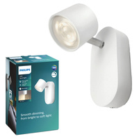 LED STAR stropní svítidlo 4,5W 2700K stmívatelné reflektorové svítidlo pohyblivé bílé PHILIPS