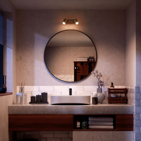 Reflektorové stropní svítidlo 2x GU10 IP44 černé Kosipo Philips