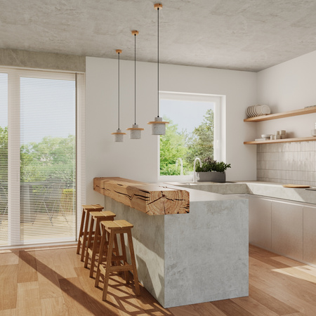 E27 Concrete MAB Persian Indigo Stropní závěsné svítidlo SL.1363 Sollux