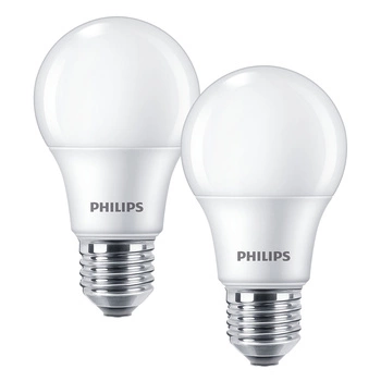 2x LED žárovka E27 A60 8W = 60W 806lm 2700K Teplá bílá PHILIPS
