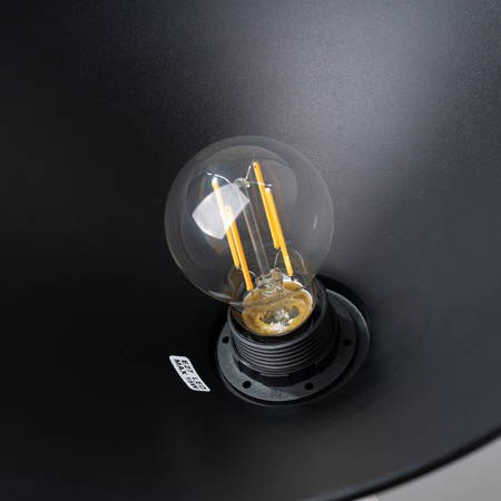 JAGA E27 černá skandinávská stropní závěsná lampa SOLLUX