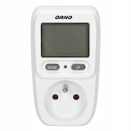 Wattmetr s LCD displejem Měřič spotřeby energie do zásuvky ORNO