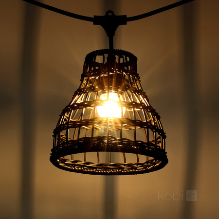 Stínidlo pro Girland Set CRETE LS R2 Black Metal 5 Pieces Kobi