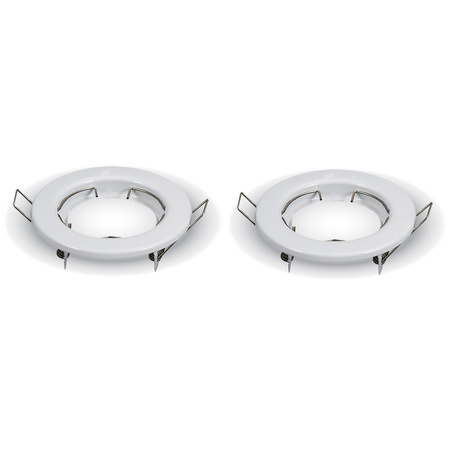 Stropní svítidlo zapuštěné GU10 kulaté bílé VT-778 V-TAC 2 ks.