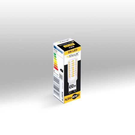 LED žárovka G9 Capsule 4W 450lm 3000K Warm Sollux
