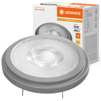 LED žárovka AR111 G53 7,4W = 50W 450lm 3000K teplá bílá 12V DIMMABLE LEDVANCE
