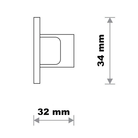 Třífázová koncovka pro přípojnici. bílá