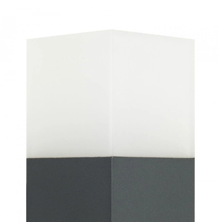 Venkovní stojací zahradní lampa POST Cube CB-580 DG E27 58cm Su-Ma