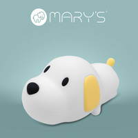 Dětské noční světlo LED 1,5W 3000-6500K teplé a studené USB dobíjecí 1200mAh bílé MARY'S DOG