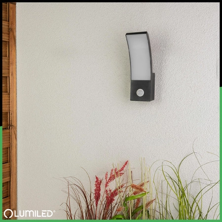 Zahradní nástěnná lampa snímač pohybu 12W, 4000K AGOS LUMILED