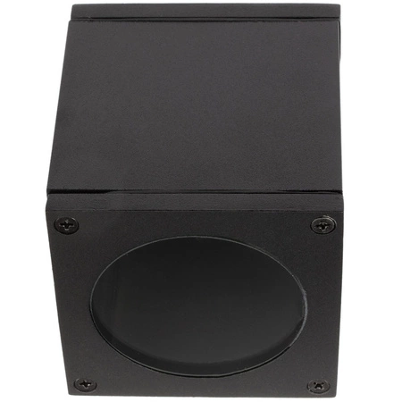 SPOT LED QUAZAR 17 GU10 IP44 KOBI ALUMINIUM čtvercové černé stropní svítidlo