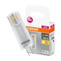 3x Žárovka LED G4 CAPSULE 1.8W = 20W 200lm 2700K 300° 12V OSRAM