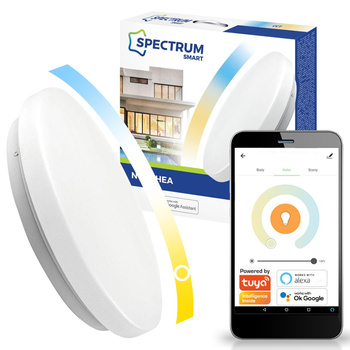 LED stropní plafon 36W CCT SPECTRUM SMART TUYA WiFi 49cm