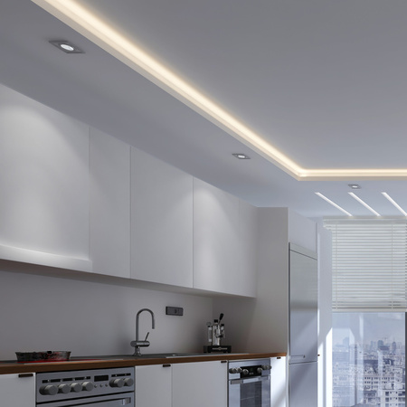 LED pásek 12V 10W 300LED 2835 teplý 8mm 5m