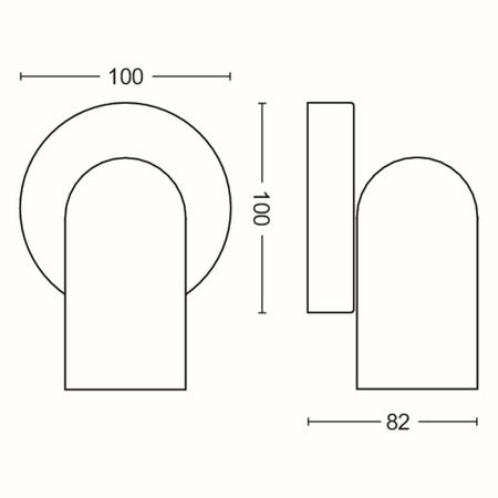 Stropní svítidlo LED PONGEE GU10 GU10 Reflektor pohyblivé svítidlo černé PHILIPS