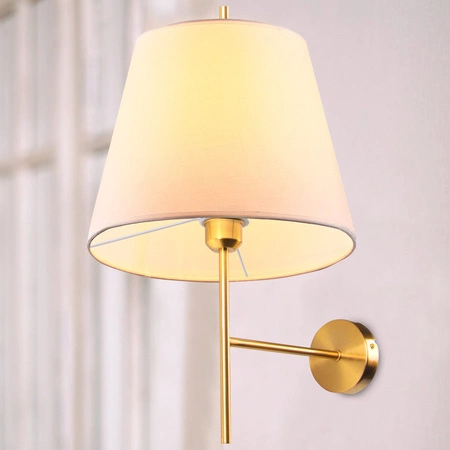 Nástěnné venkovní fasádní svítidlo E27 White Gold ELENA Sanico Goldlux