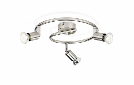Stropní svítidlo LIMBALI 3x GU10 Nástěnné svítidlo Reflektor pohyblivý Satin PHILIPS
