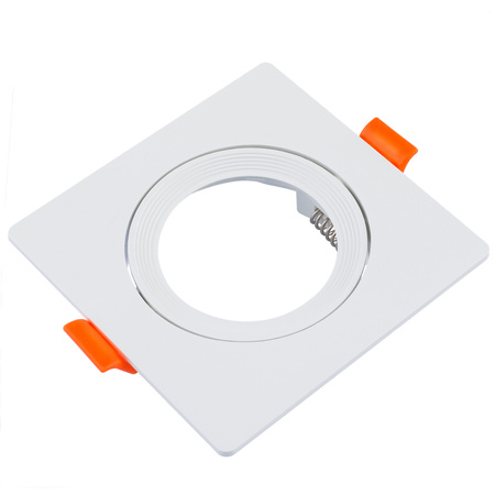 Halogenová Podhledové svítidlo GU10, MR16 Nastavitelná Čtvercová Bílá VENTUS LUMILED