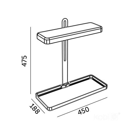 LED lampa pro podporu růstu rostlin 20W 1200lm 3000K teplá bílá 110° bílá Bloom Kobi