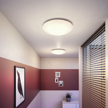LED plafon pro povrchovou montáž SUEDE 24W 4000K 38cm bílý kulatý PHILIPS