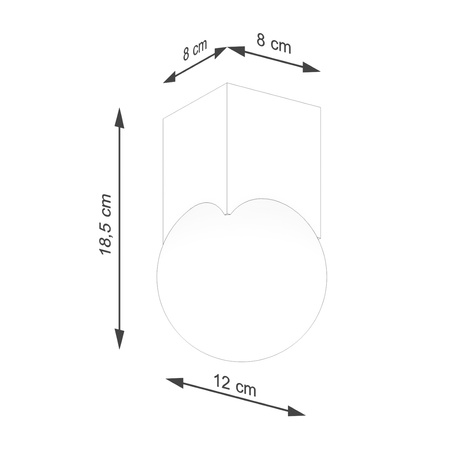 Zapuštěné stropní svítidlo G9 Natural Wood White Solis Peach Puff SL.1407 Sollux
