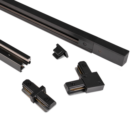 Osvětlovací přípojnice 1 fáze 1m černá Sanico Goldlux