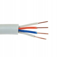 Kabel YTKSY 2x2x0.5mm Telekomunikační Bílý 1m ELEKTROKABEL