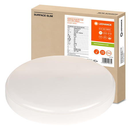 Plafond LED stropní světlo 35W 3680lm 4000K neutrální se senzorem pohybu Twilight Surface Mounted White 35cm Surface Ledvance
