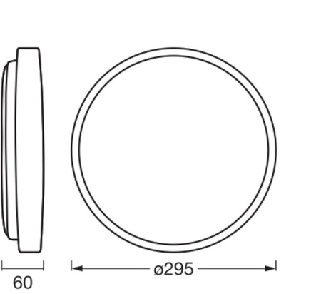 Plafond LED stropní svítidlo pro povrchovou montáž 16W 1000lm 3000K teplé stmívatelné hnědé 29cm Orbis Ledvance