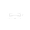 Plafond Stropní svítidlo LED 35W 3000lm 4000K Neutral Black LID ROUND 10417 Nowodvorski