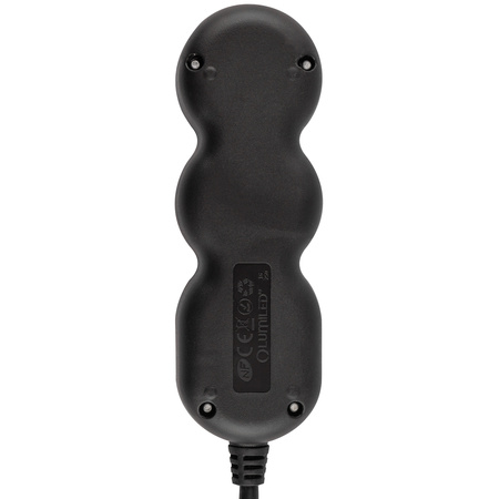 Síťový prodlužovací kabel s uzemněním 3 zásuvky 5m černý kabel Lendo Lumiled