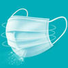 5x třívrstvá jednorázová ochranná maska