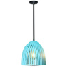 E27 Geometrická modrá závěsná lampa CONE PRISM D:25x27mm VT-7255 V-TAC
