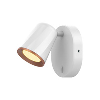 Nástěnné LED bodové svítidlo do koupelny 6W 380lm 3000K stmívatelné bílé moderní Solange 5045 Rabalux