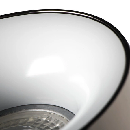 LED GU5.3 GU10 kulaté antracitově chromované bodové svítidlo Elnis Kanlux pro zápustnou montáž