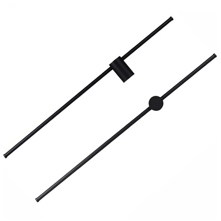 Nástěnné LED svítidlo CATRINA nástěnné svítidlo BLACK Metal 14W 90cm moderního stylu