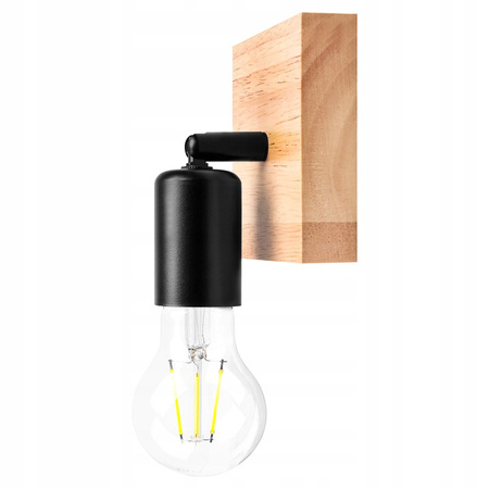 Bodové nástěnné svítidlo E27 Bodové světlo pohyblivé černohnědé Eos Masterled