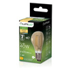 6x LED žárovka E27 A60 4W 470LM = 40W 2000K teplá bílá 360° Filament Amber LUMILED