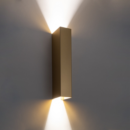 Nástěnné svítidlo Povrchová montáž 2x GU10 Gold Glamour MALMO 10457 Nowodvorski