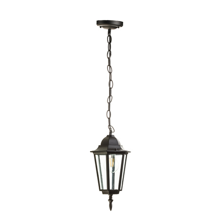 Zahradní závěsné stropní svítidlo venkovní převislé E27 černé IP54 LO 4105 Kobi