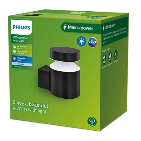 Zahradní nástěnná LED lampa LAVEN 6W 4000K IP44 PHILIPS