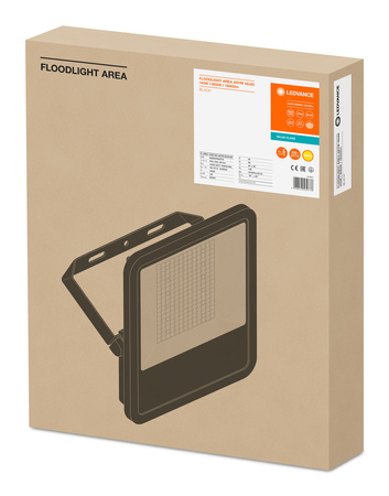 LED reflektor Venkovní reflektor 145W 18400lm 3000K IP65 Černý reflektor Ledvance