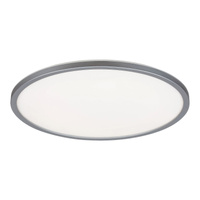 Plafond LED stropní světlo 22W 2000lm 4000K RGB Silver Timer Moderní Rasmus Rabalux